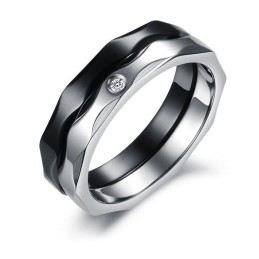 The King Of Quantity Exquisite Titanium Ring For Lovers