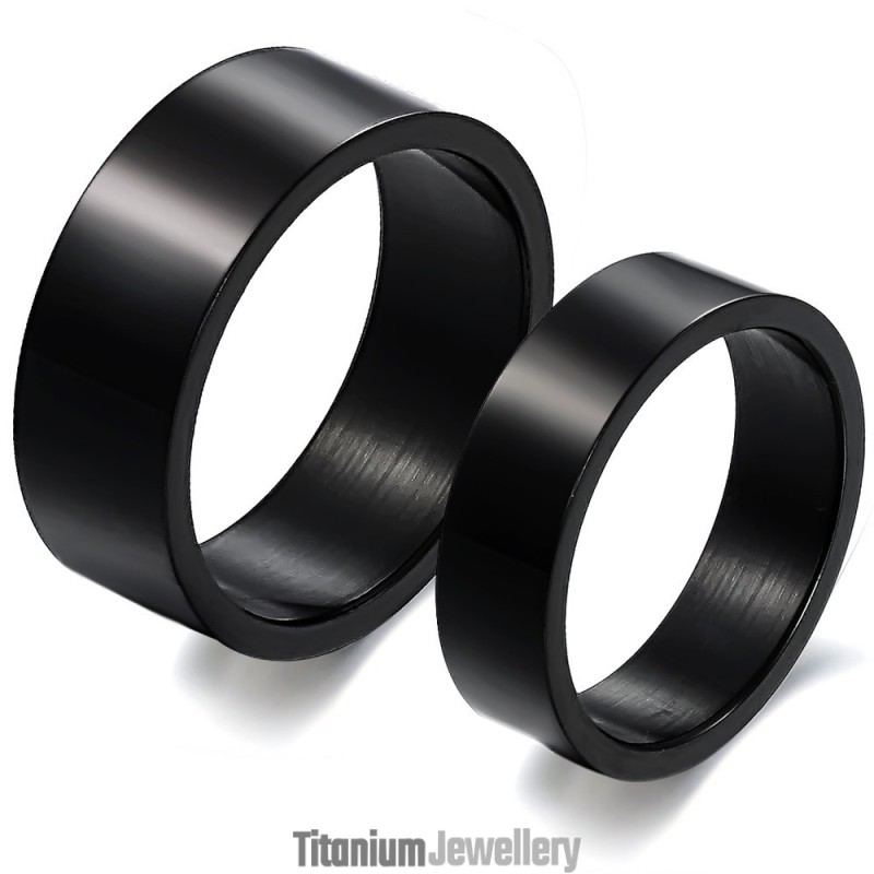 To Win Warm Praise From Customers Black Titanium Ring For Lovers To Win Warm Praise From Customers Black Titanium Ring For Lovers