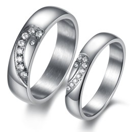 Durable In Use Titanium Ring For Lovers