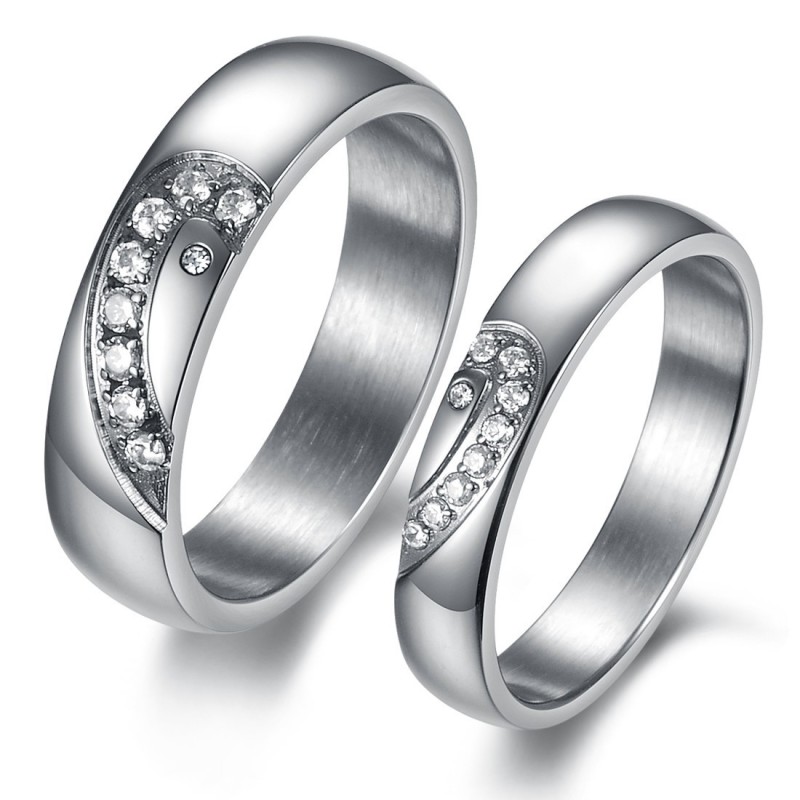 Durable In Use Titanium Ring For Lovers Durable In Use Titanium Ring For Lovers