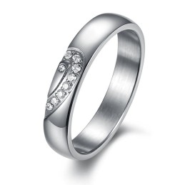Durable In Use Titanium Ring For Lovers