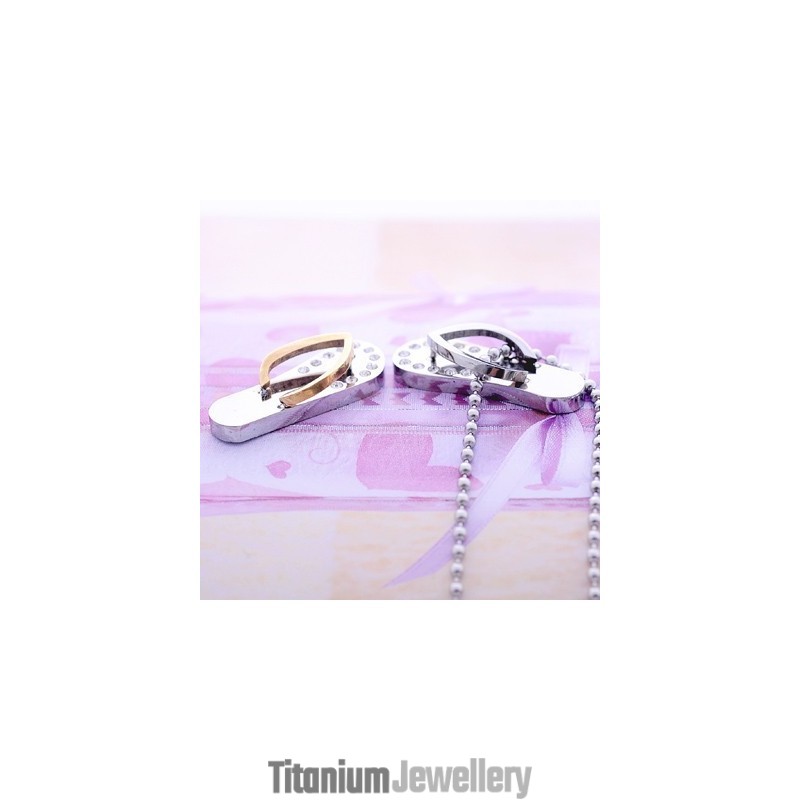 Fashion Sweetheart Gift Flip-Flops Titanium Necklaces Pendants Fashion Sweetheart Gift Flip-Flops Titanium Necklaces Pendants