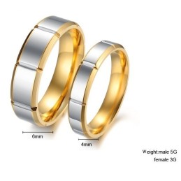Stable Quality Fashion Titanium Ring For Lovers
