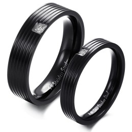 To Have A Long Story Simple Titanium Ring For Lovers
