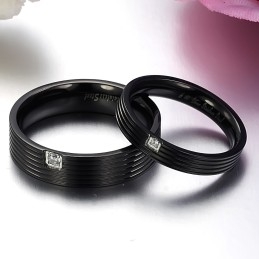 To Have A Long Story Simple Titanium Ring For Lovers