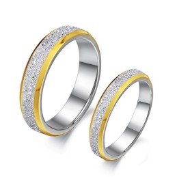 Excellent Quality Scrub Titanium Ring For Lovers