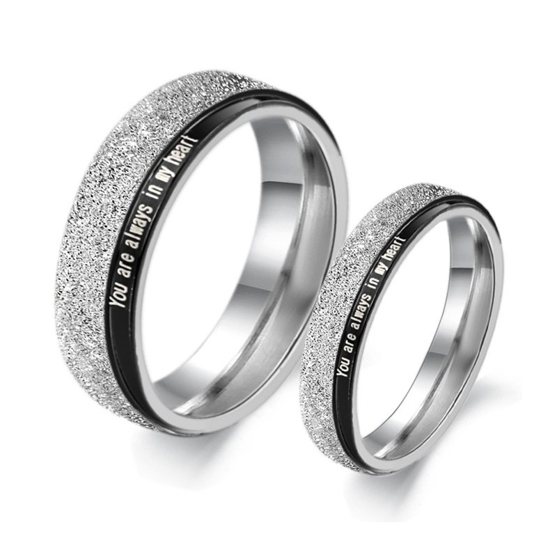 Dependable Performance Black Titanium Ring For Lovers Dependable Performance Black Titanium Ring For Lovers