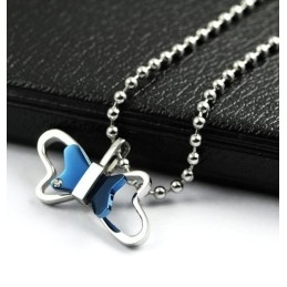 Graceful Exquisite Butterfly Titanium Necklace Pendant