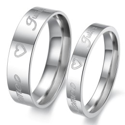 Dependable Performance Sweetheart Titanium Ring For Lovers