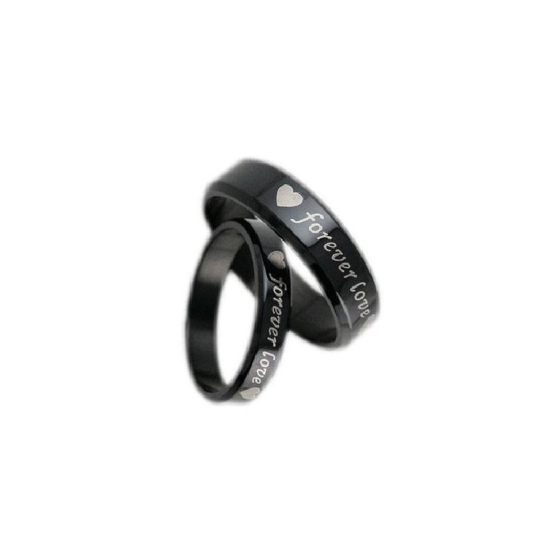 Stable Quality Black Titanium Ring For Lovers Stable Quality Black Titanium Ring For Lovers