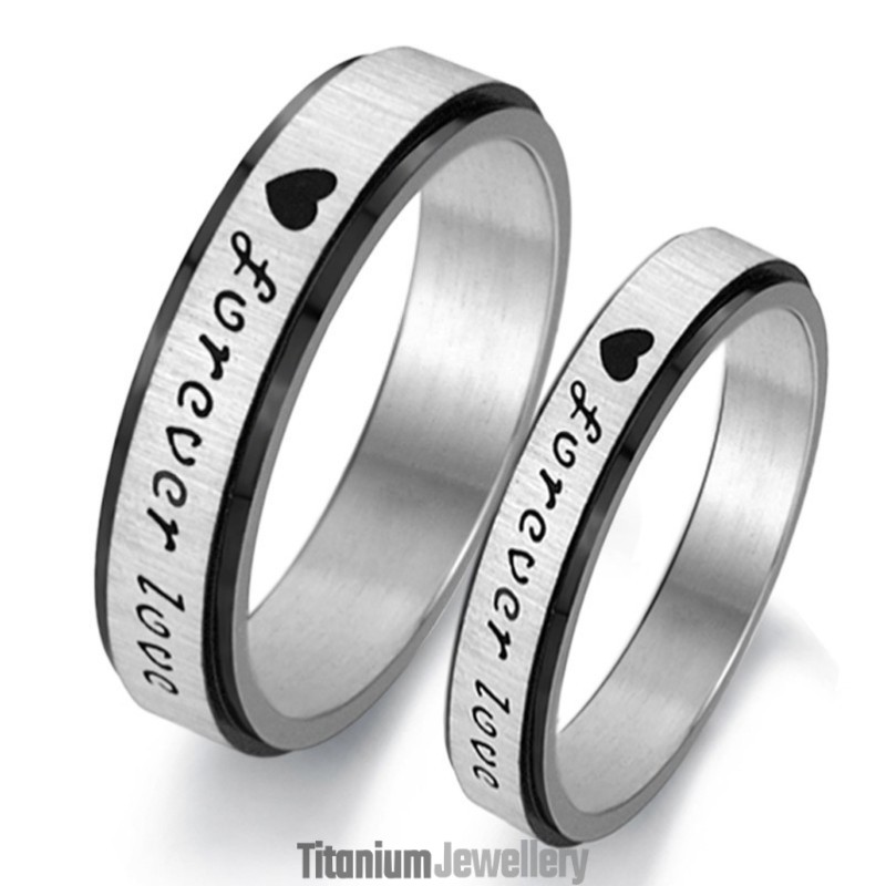 The King Of Quantity Endless Love Titanium Ring For Lovers The King Of Quantity Endless Love Titanium Ring For Lovers