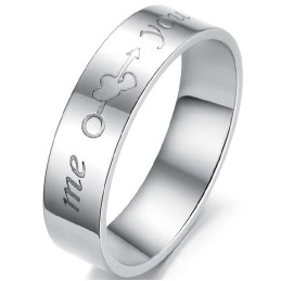Dependable Performance Titanium Ring For Lovers