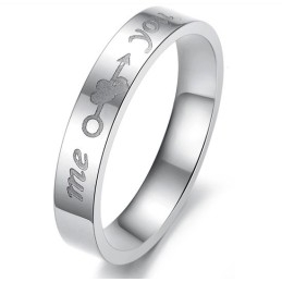 Dependable Performance Titanium Ring For Lovers