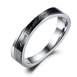 The Queen Of Quality Wrap Titanium Ring For Lovers