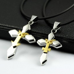 Fashion Couple Titanium Pendant And Necklace (One Pair)