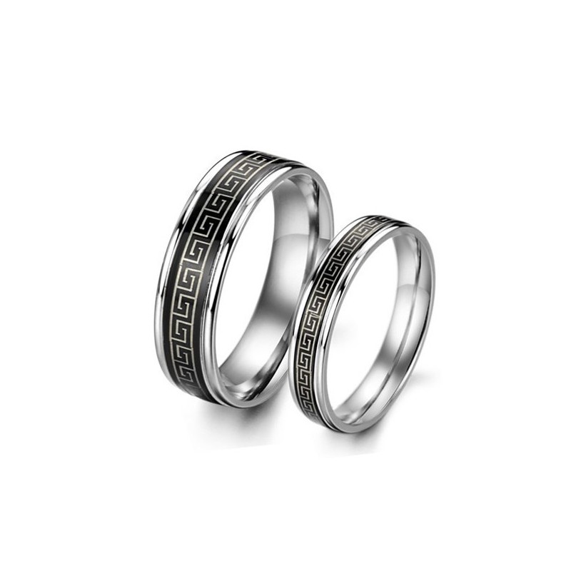 Easy To Use Black Titanium Ring For Lovers Easy To Use Black Titanium Ring For Lovers