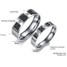 High Quality Titanium Ring For Lovers