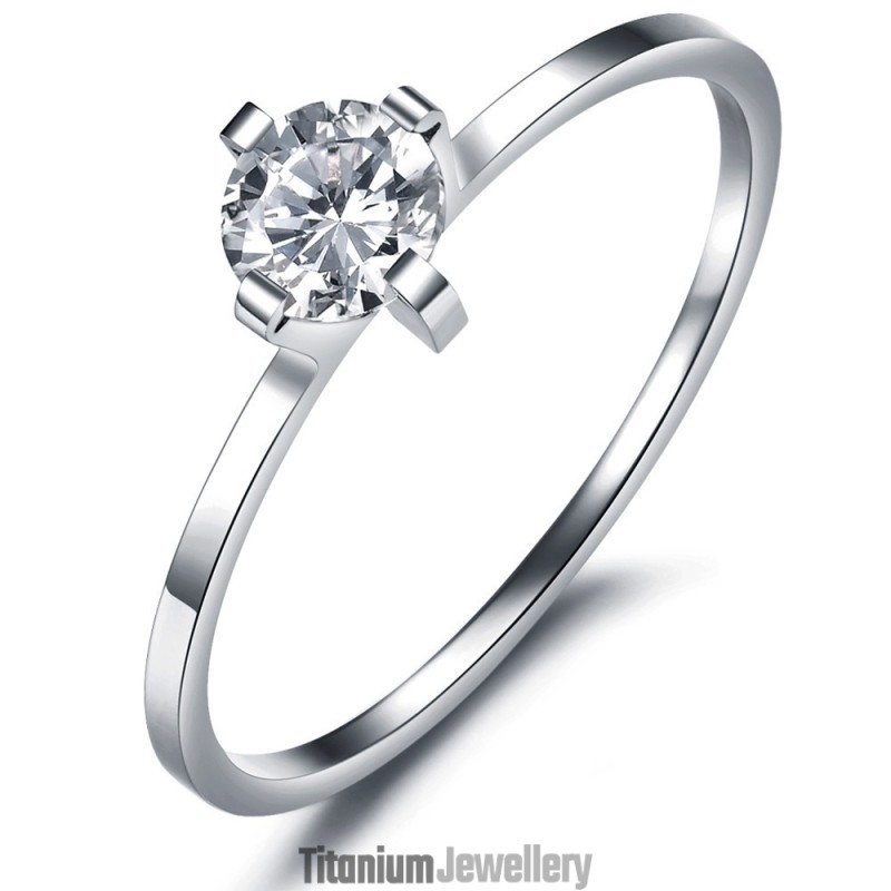 Dependable Performance Titanium Ring For Lovers With Rhinestone Dependable Performance Titanium Ring For Lovers With Rhinestone