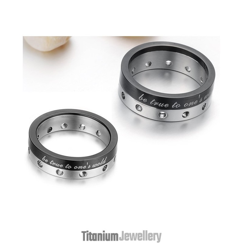Complete In Specifications Black Titanium Ring For Lovers Complete In Specifications Black Titanium Ring For Lovers