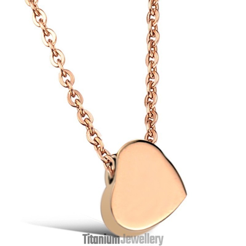 World-Wide Renown Sweetheart Titanium Necklace