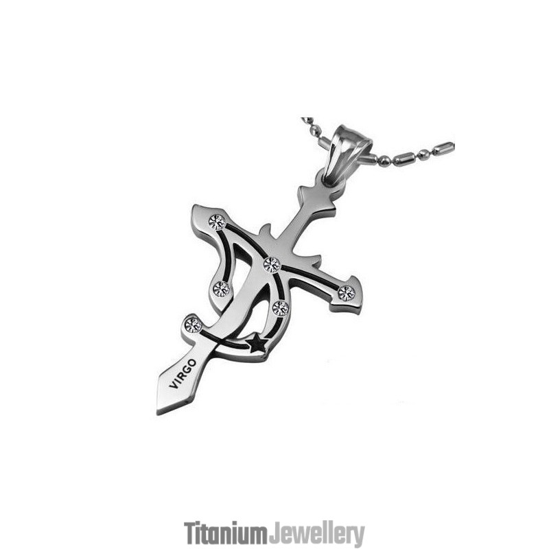 Superior Quality Virgo Titanium Necklace