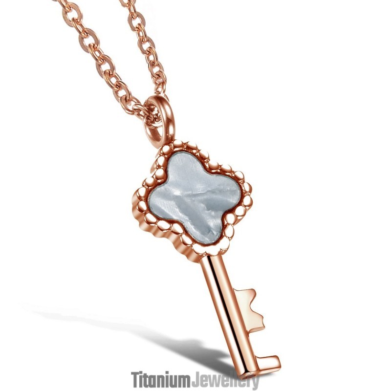 Complete In Specifications Female Key Titanium Necklace Complete In Specifications Female Key Titanium Necklace