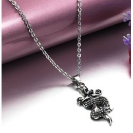 High Quality Male Cross Titanium Necklace