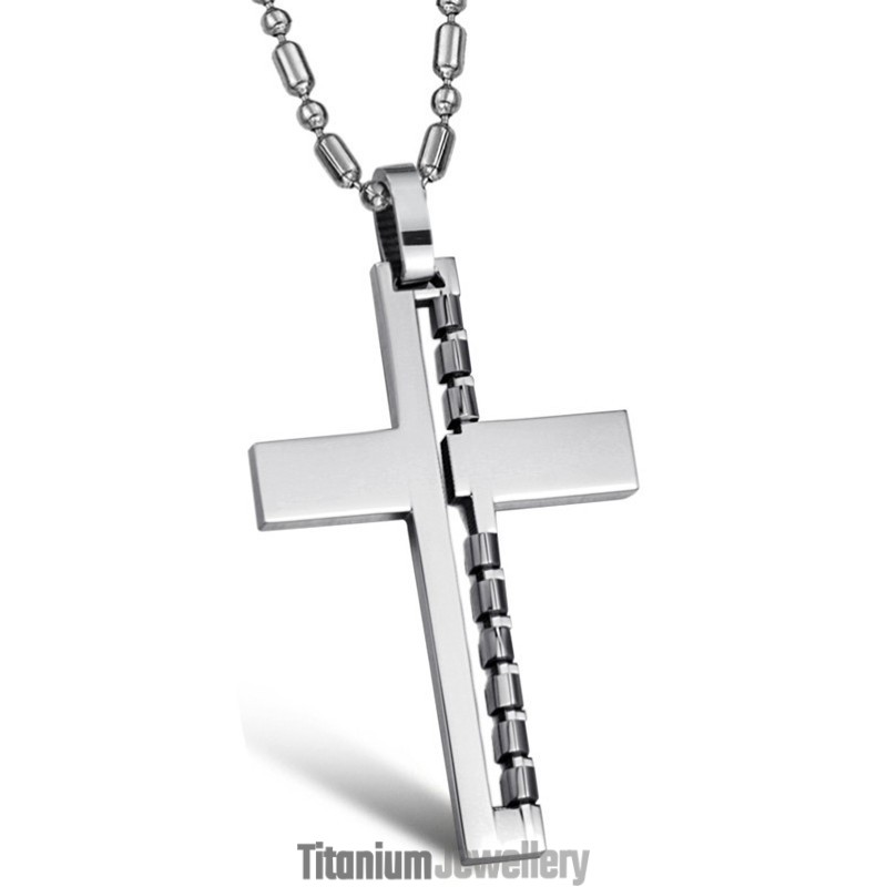 Quality And Quantity Assured Male Cross Titanium Necklace Quality And Quantity Assured Male Cross Titanium Necklace