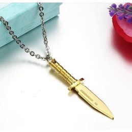 Complete In Specifications Golden Titanium Necklace
