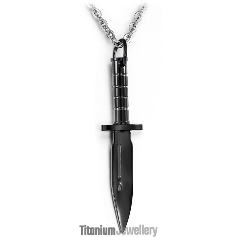 Easy To Use Dagger Titanium Necklace Easy To Use Dagger Titanium Necklace