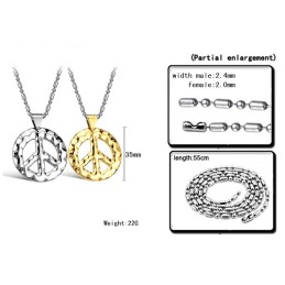 Superior Quality Male Classic Titanium Necklace