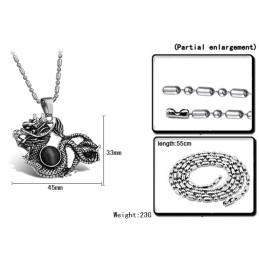 Well-Known For Its Fine Quality Male Titanium Necklace With Beads