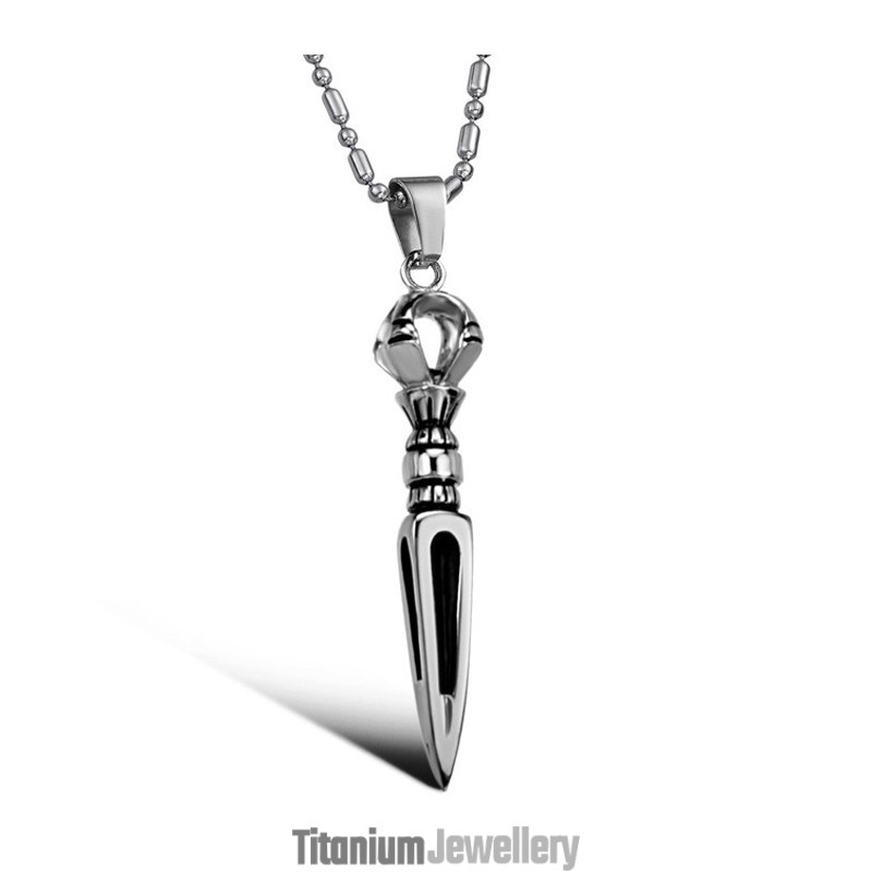High Quality Male Prismatic Titanium Necklace High Quality Male Prismatic Titanium Necklace