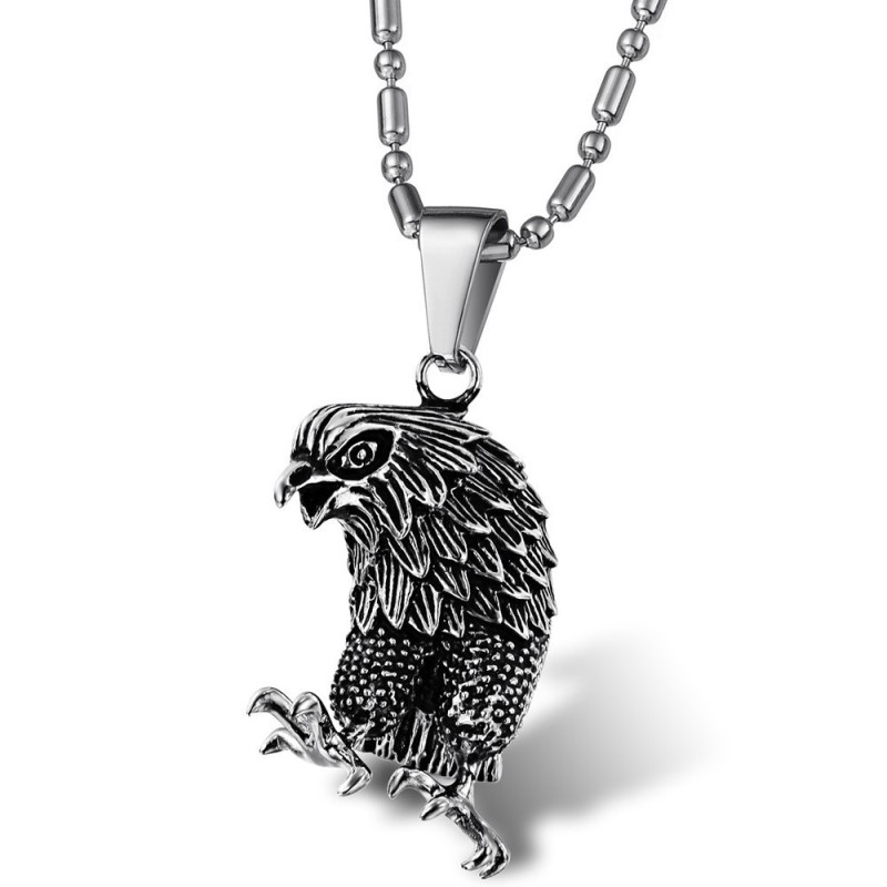 The Queen Of Quality Eagle Shape Titanium Necklace The Queen Of Quality Eagle Shape Titanium Necklace
