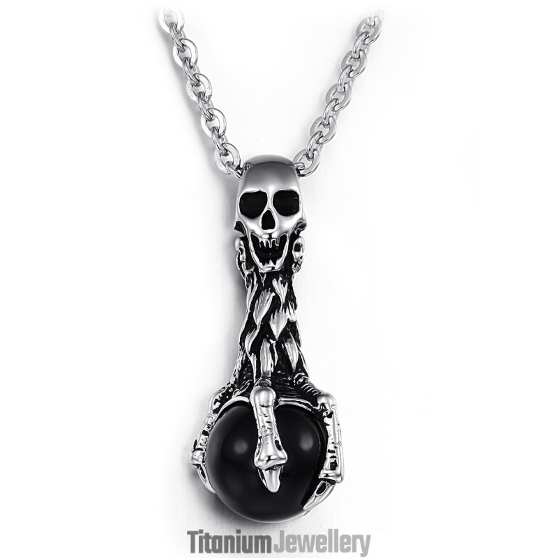 Quality And Quantity Assured Skull Titanium Necklace Quality And Quantity Assured Skull Titanium Necklace