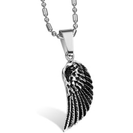 The King Of Quantity Eyas Shape Titanium Necklace
