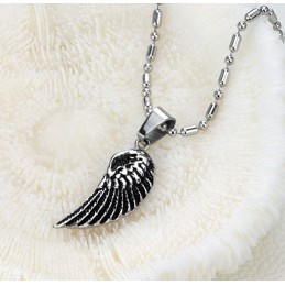 The King Of Quantity Eyas Shape Titanium Necklace