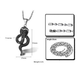 Excellent Quality Cobral Titanium Necklace