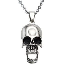Stable Quality Skull Titanium Necklace