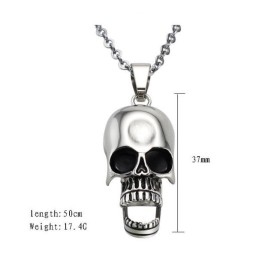 Stable Quality Skull Titanium Necklace