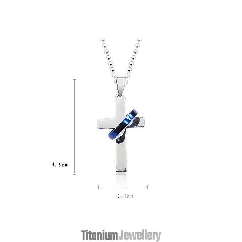 Fashion Style Cross Titanium Pendant And Necklace Fashion Style Cross Titanium Pendant And Necklace