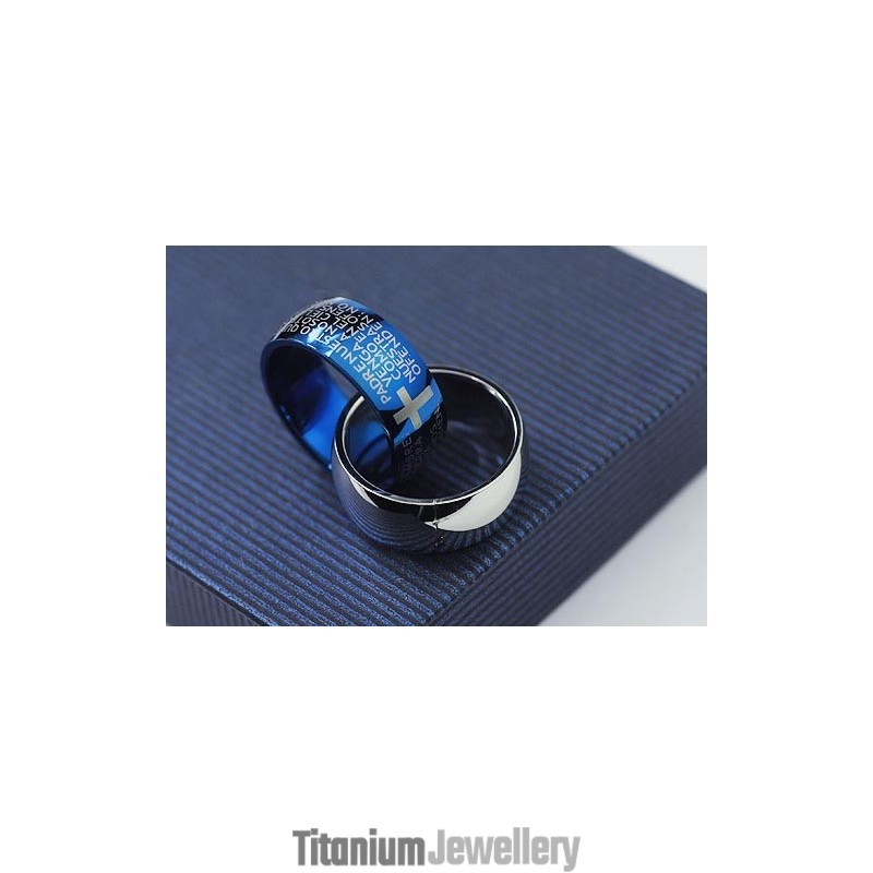 Super Cool Men's Titanium Rings Pendant And Necklace