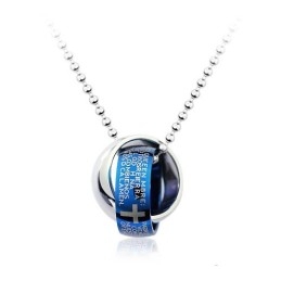 Super Cool Men's Titanium Rings Pendant And Necklace