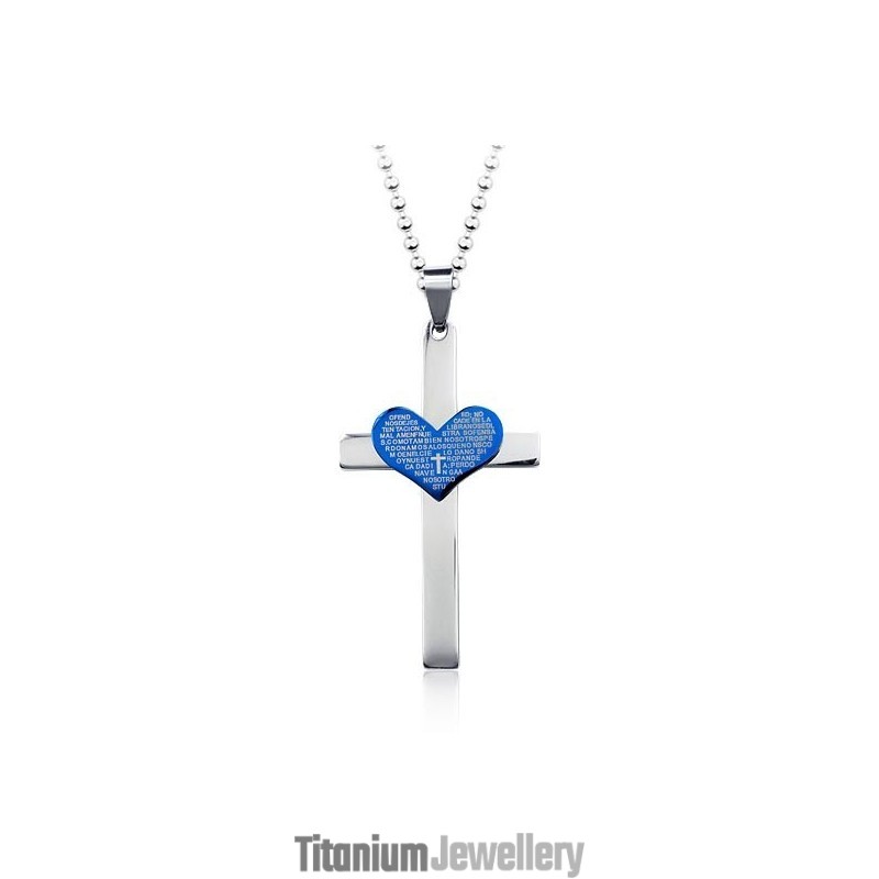 Fashion Cool Sweetheart Cross Pendant And Necklace Fashion Cool Sweetheart Cross Pendant And Necklace