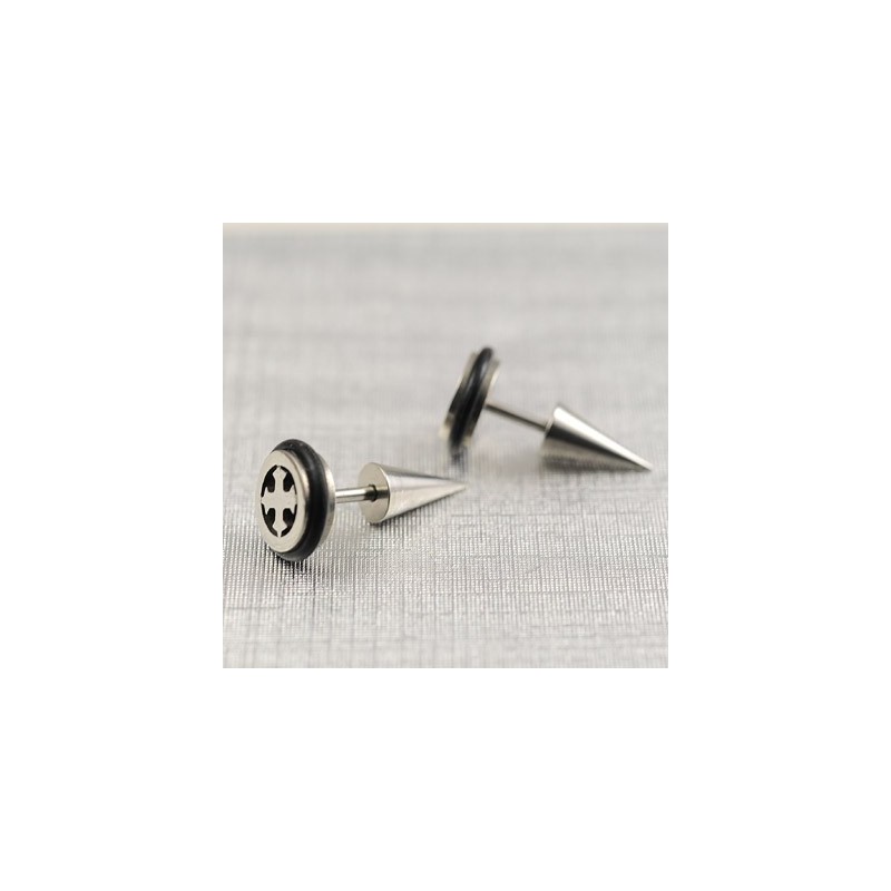 Titanium Cross Earrings