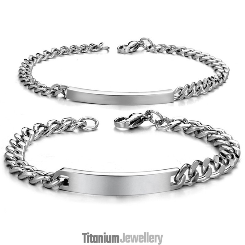 Easy To Use Fashion Titanium Bracelet For Lovers