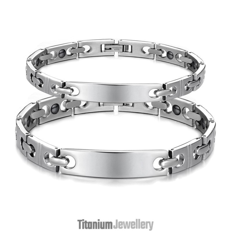 Stable Quality Antifatigue Titanium Bracelet For Lovers Stable Quality Antifatigue Titanium Bracelet For Lovers