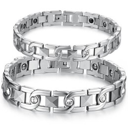 Wide Varieties Antifatigue Titanium Bracelet For Lovers
