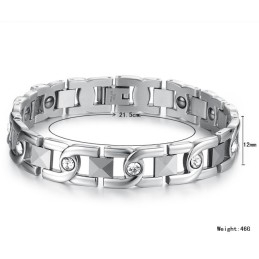 Wide Varieties Antifatigue Titanium Bracelet For Lovers