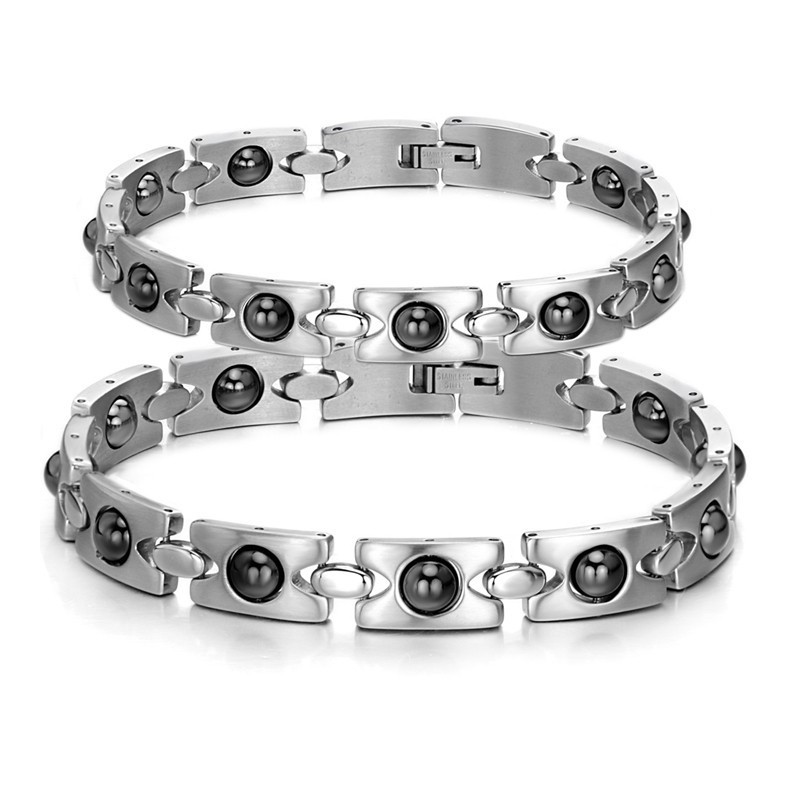 Dependable Performance Antifatigue Titanium Bracelet For Lovers
